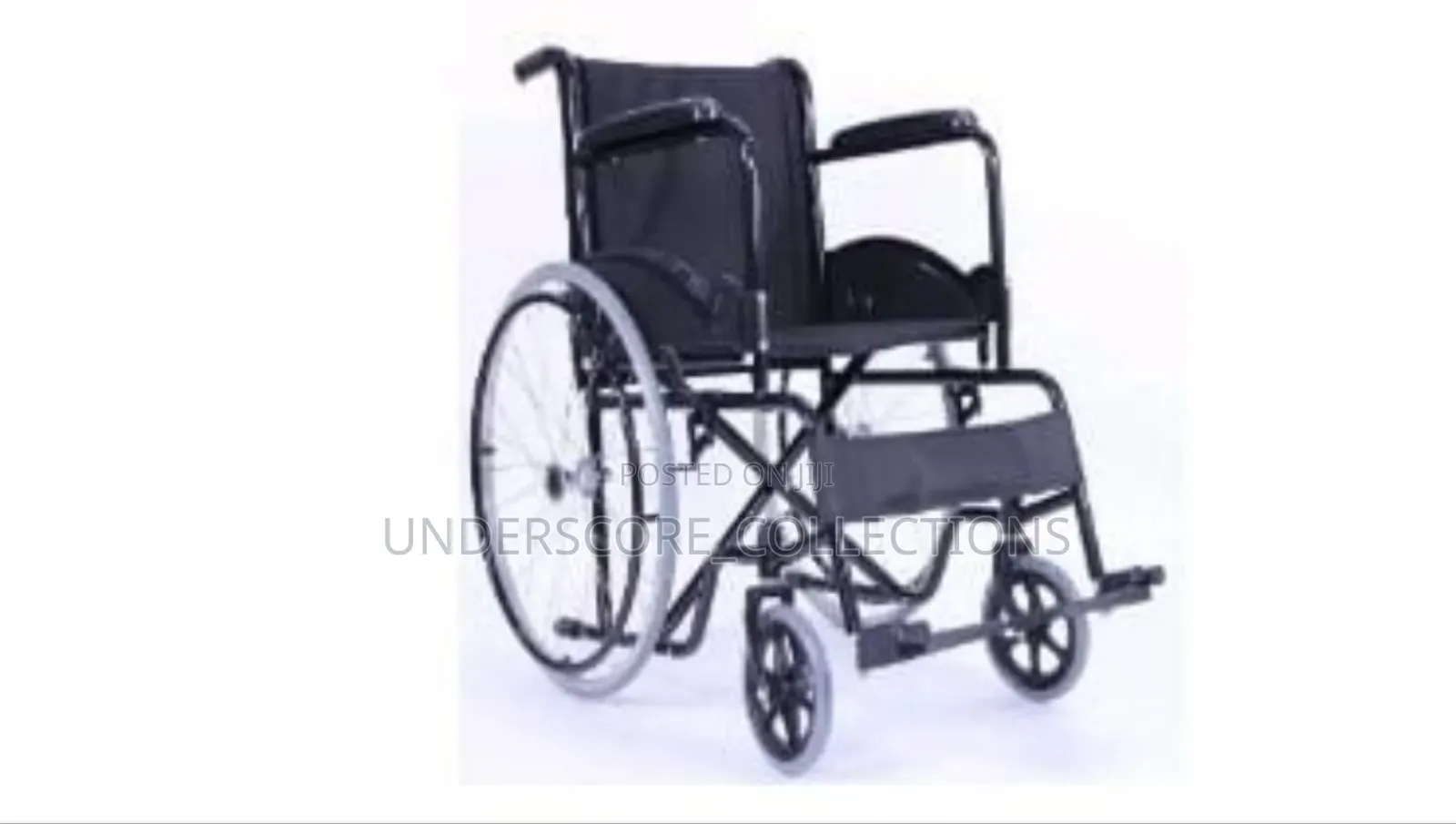 Standard Adult Folding Manual Wheelchair, Which Is a Mobility Device