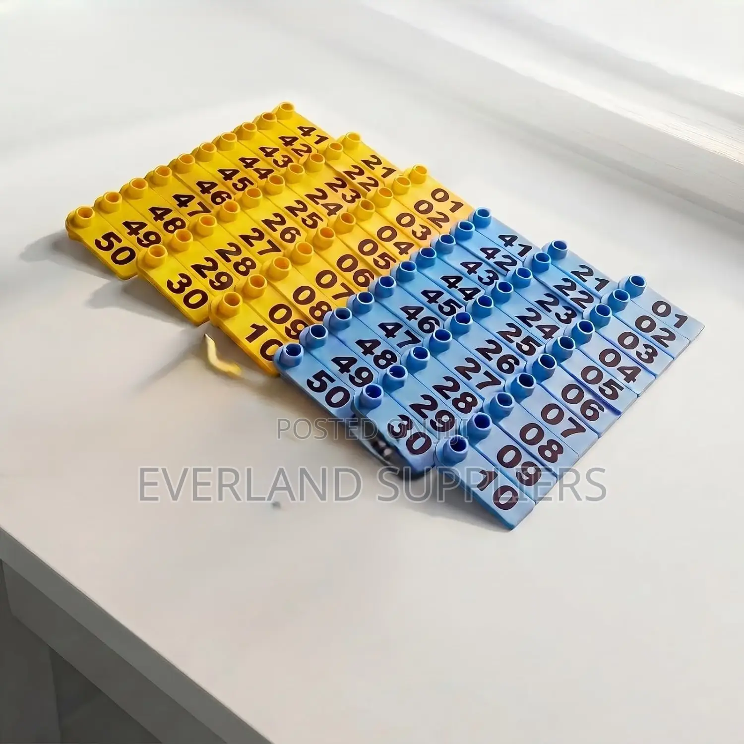 Numbered TPU Animal Ear Slim Tags for Goats and Sheeps