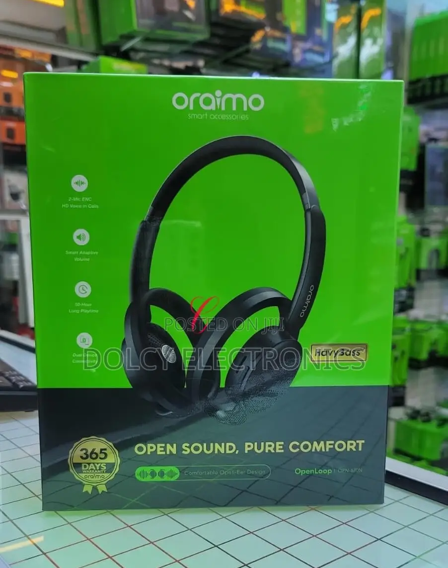 Oraimo OpenLoop Opn-670n Open Ear Wireless Headphones