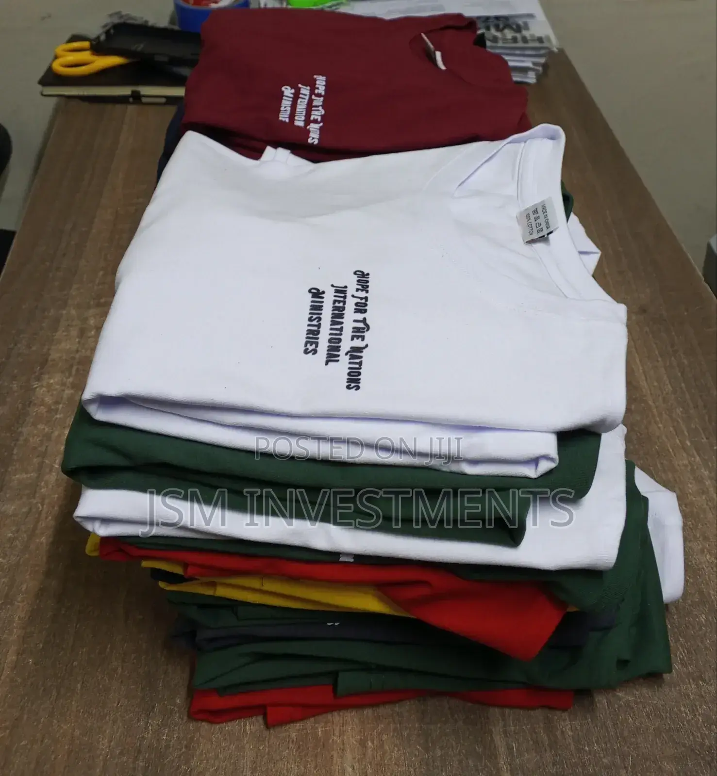 T-Shirts Branding Both Polo and Round Neck