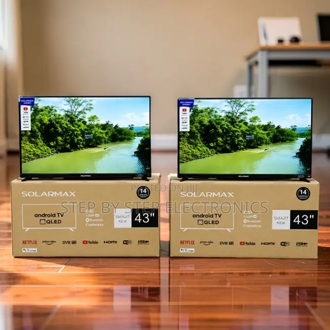 Flash Sale Solarmax 43 Inch Smart Android Digital QLED TVs