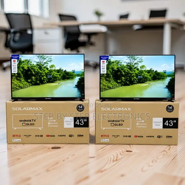 Flash Sale Solarmax 43 Inch Smart Android Digital QLED TVs
