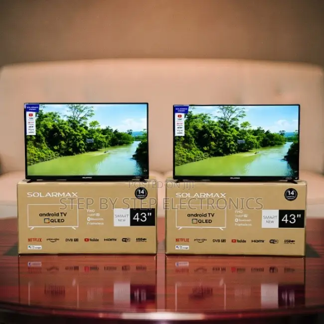 Discount Sale Solarmax 43 Inch Smart Android Digital QLED TVs