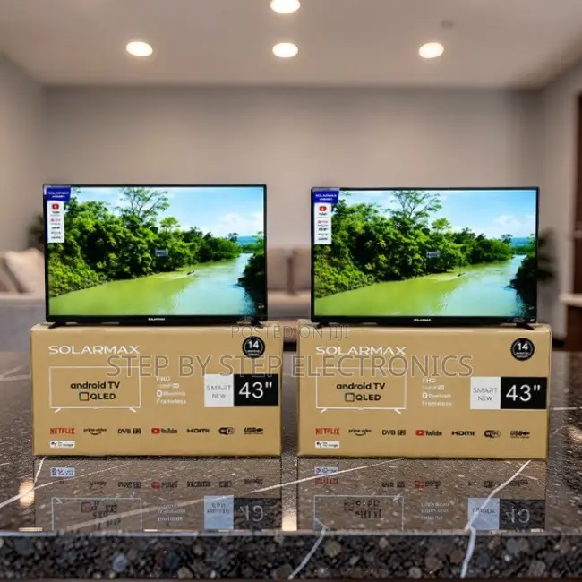 Discount Sale Solarmax 43 Inch Smart Android Digital QLED TVs