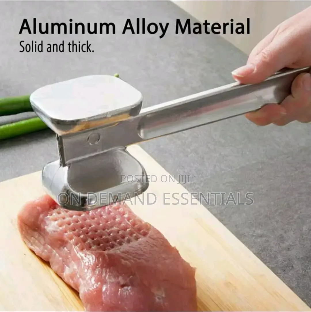 Heavy Duty Meat Tenderizer Hammer Tool Dual Sided Meat Mallet