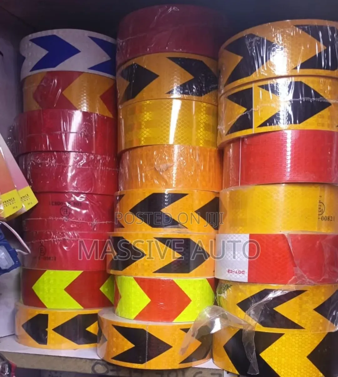 Self Reflective Adhesive Warning Tapes 25mtr