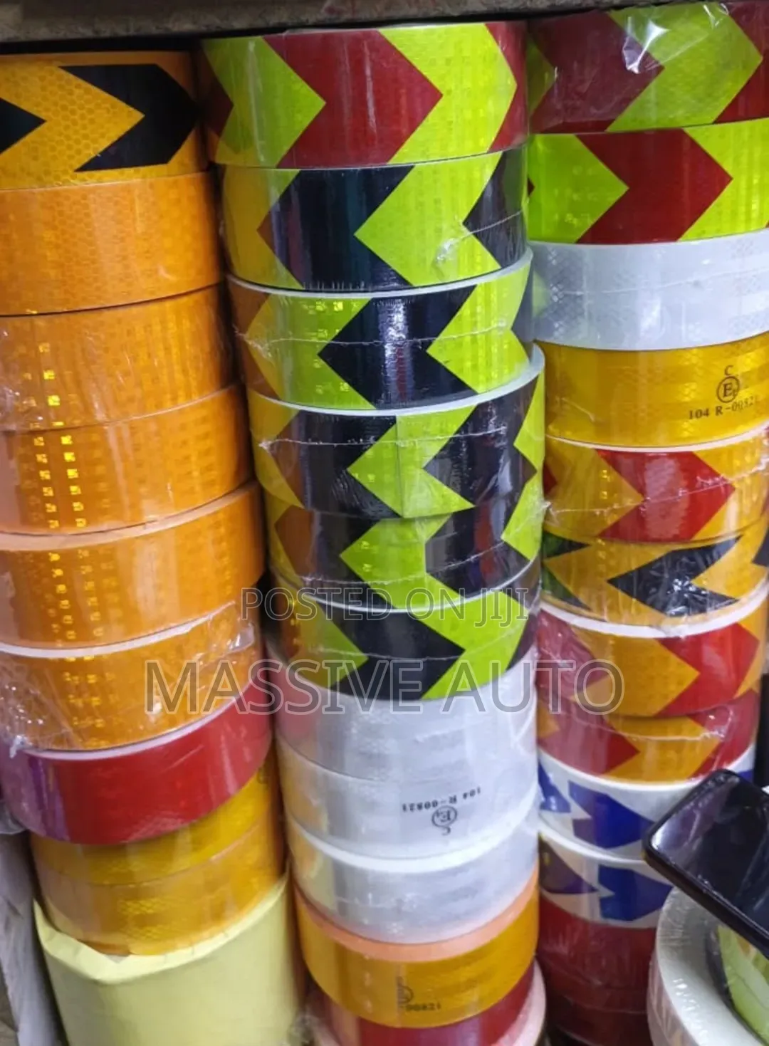 Self Reflective Adhesive Warning Tapes 25mtr