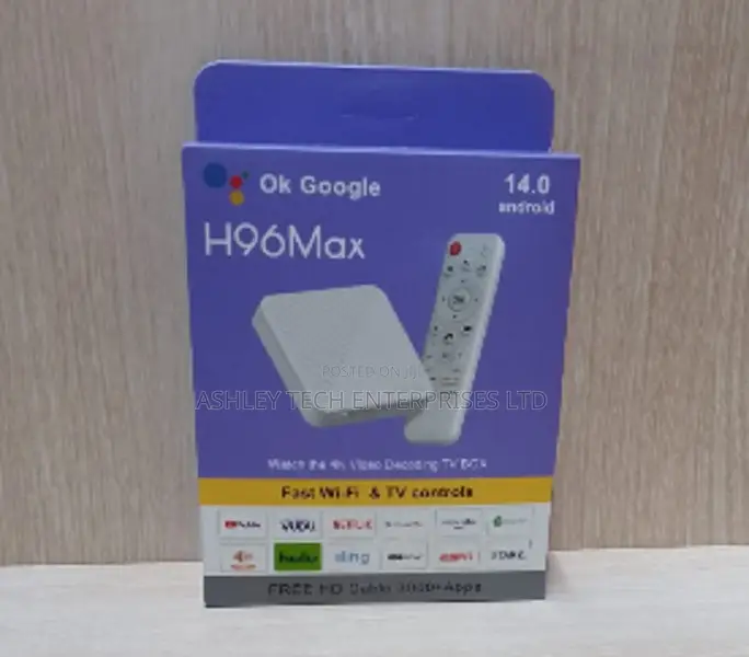 1!H96 Max Android 4K Smart TV Media Player