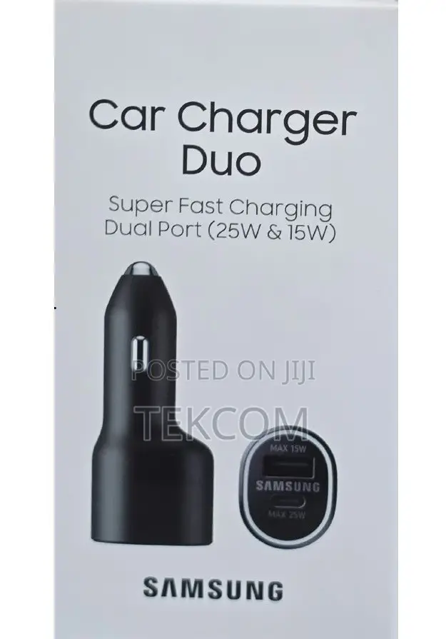 Original Samsung Car Charger Duo