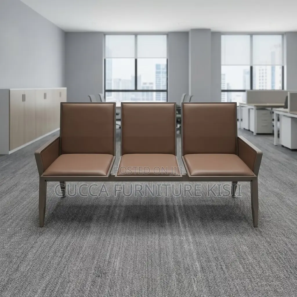 Waiting Bench; 3-Seater Comfy Waiting Chair