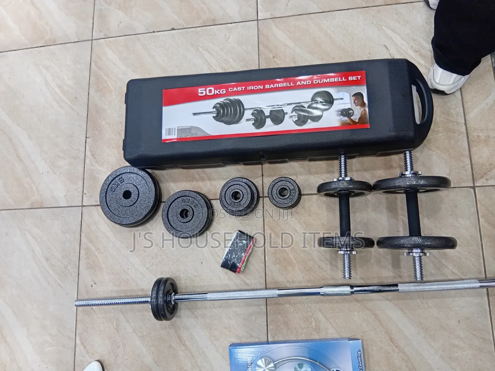 50kg Chrome Dumbbell Set