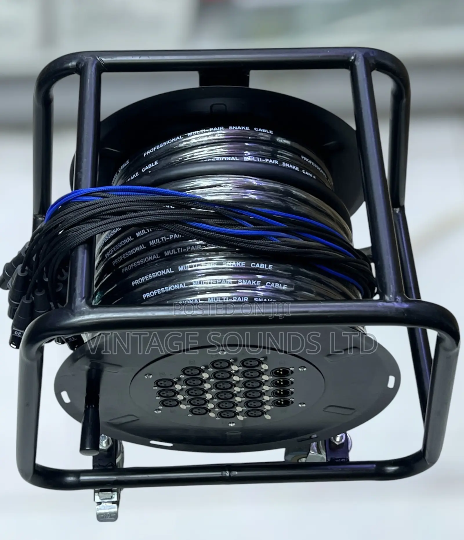 30-Meter Pro Audio Snake Instrument Cable | 24 Channels | Heavy Duty