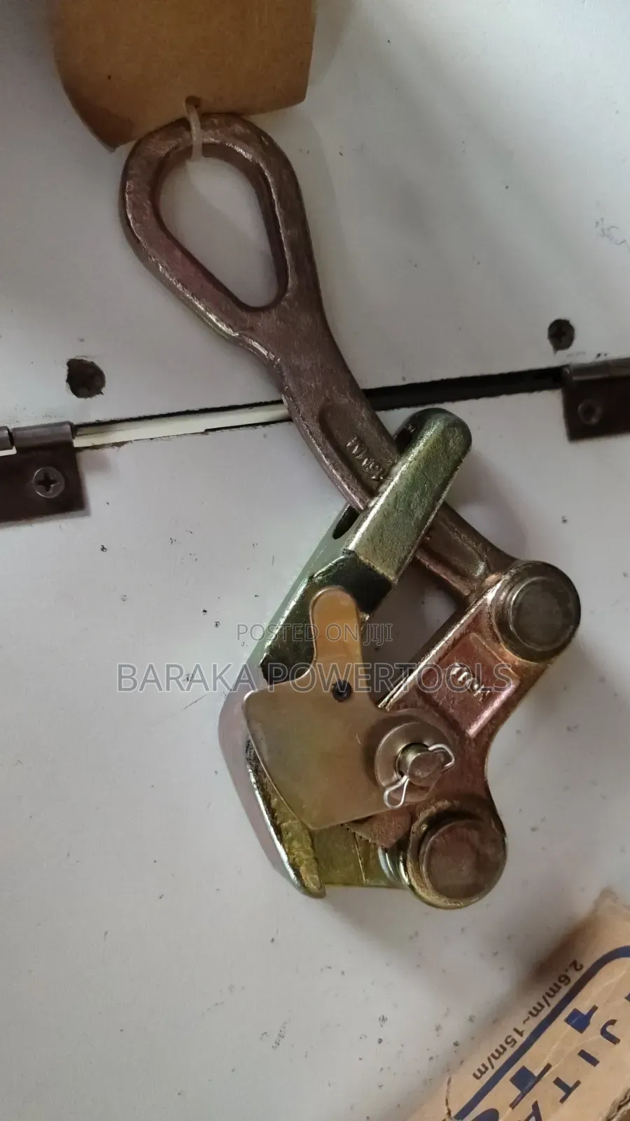 Wire Rope Grip Hoist or Come-Along.