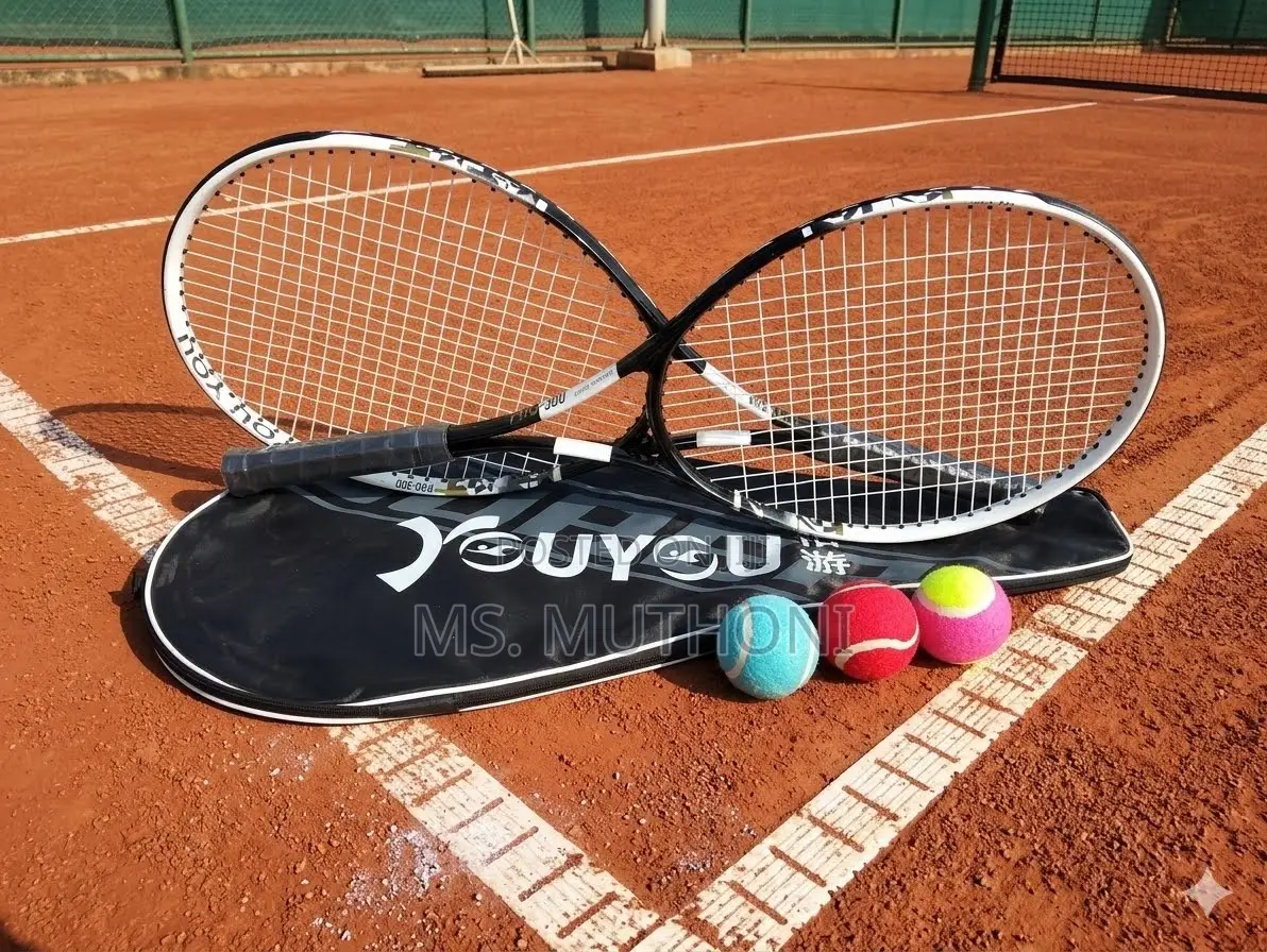 2 Rackets + 🎾3 Balls & a Bag Lawn Tennis Set  ( Professional)