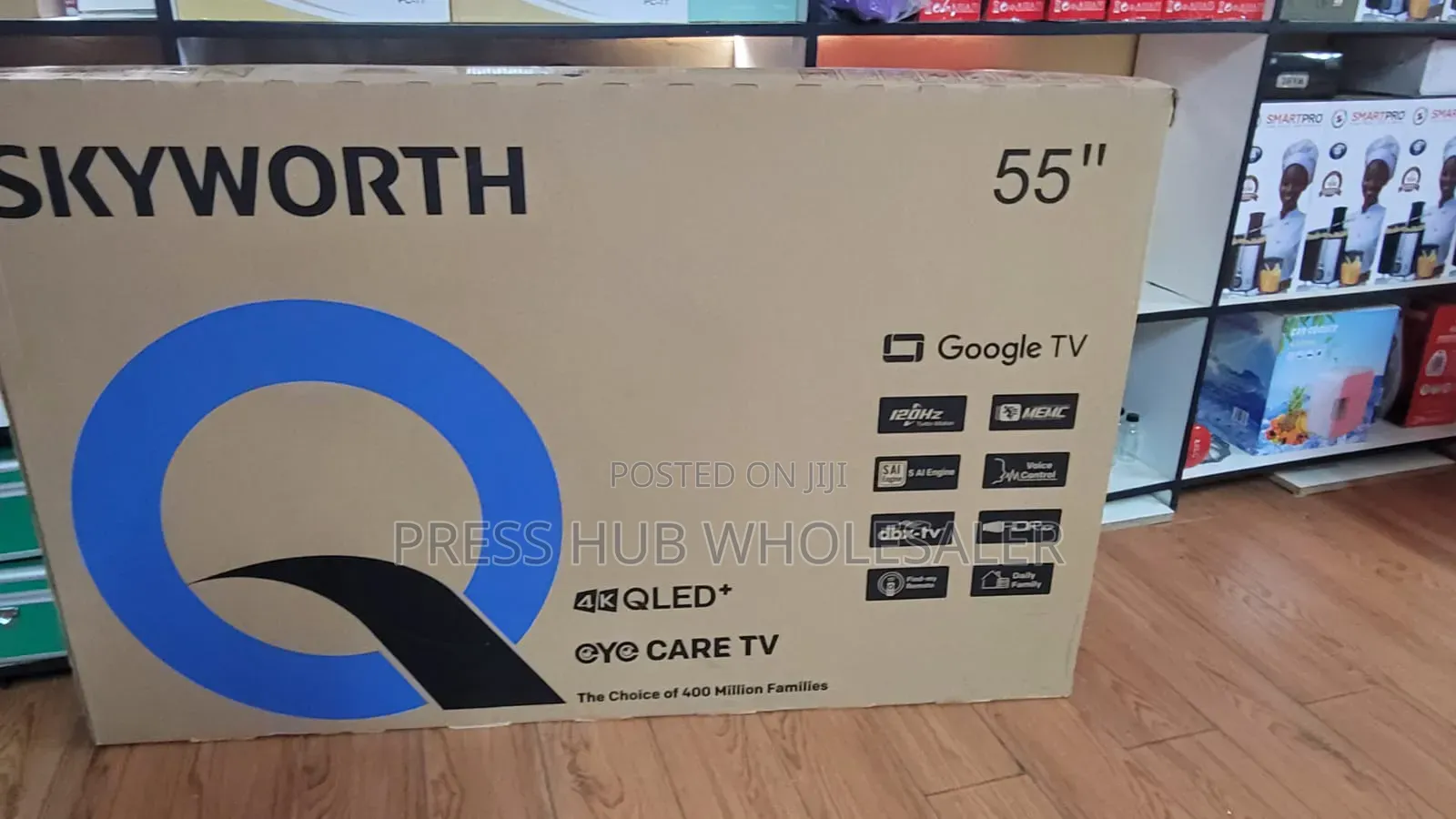 A Skyworth 55-Inch 4K QLED+ Google TV