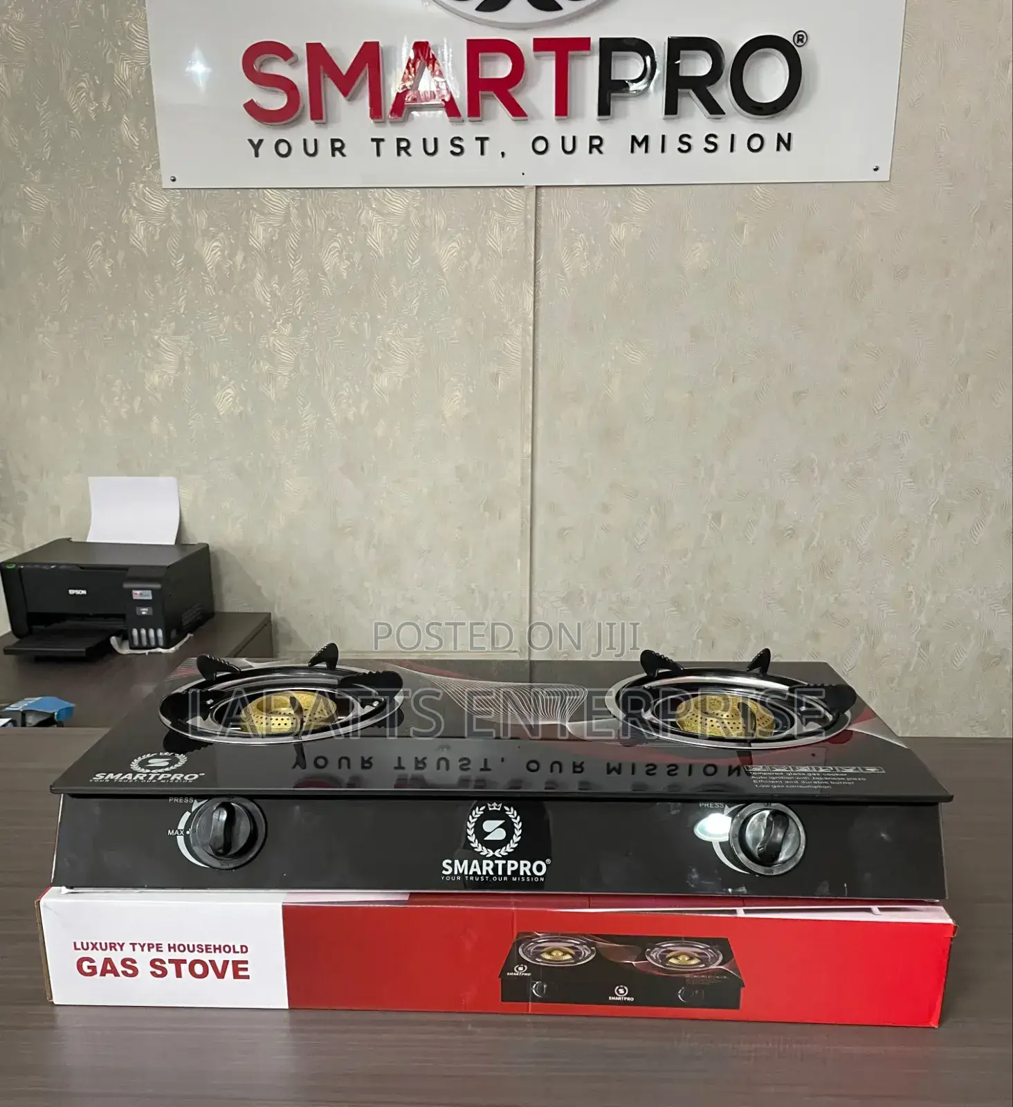 Smart Pro 2 Burner Glass Top