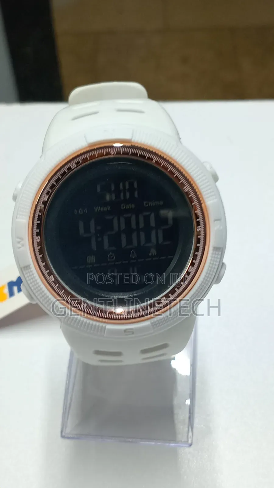Skmei White Digital Watch