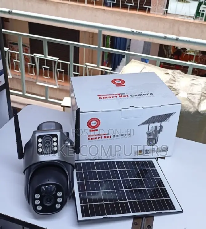Two-Way Audio V380-Dual Lens 4g Solar CCTV Camera