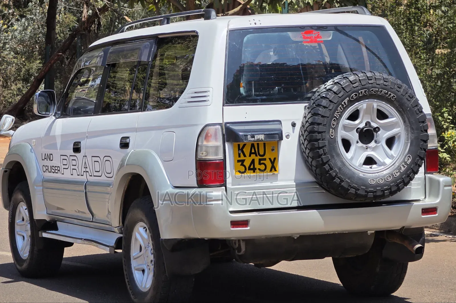 Toyota Land Cruiser Prado 1998 White