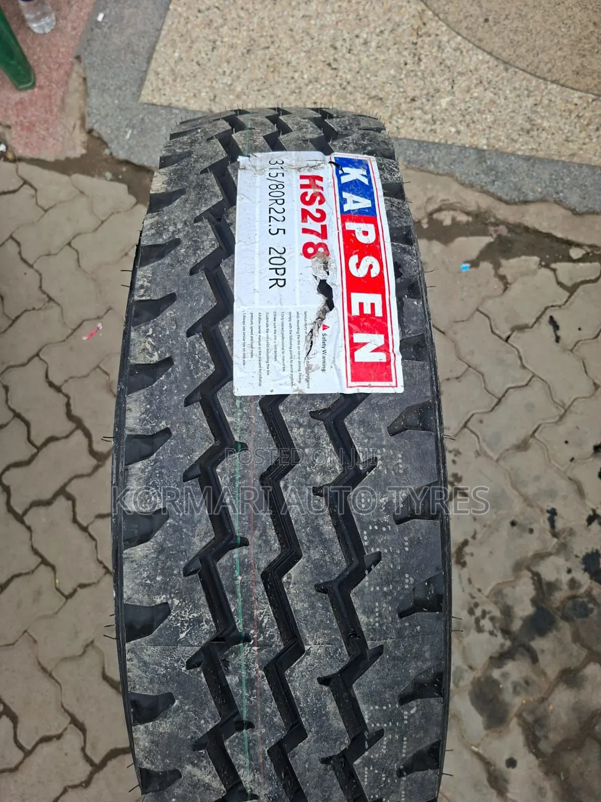 315/80r22.5 Kapsen Tire 278