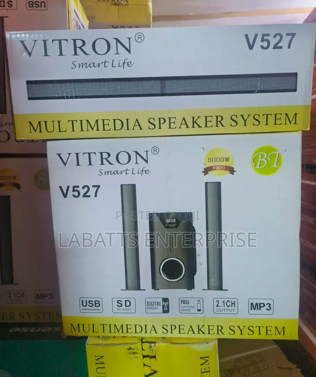 Vitron V527 2.1CH Multimedia Speaker System - Black