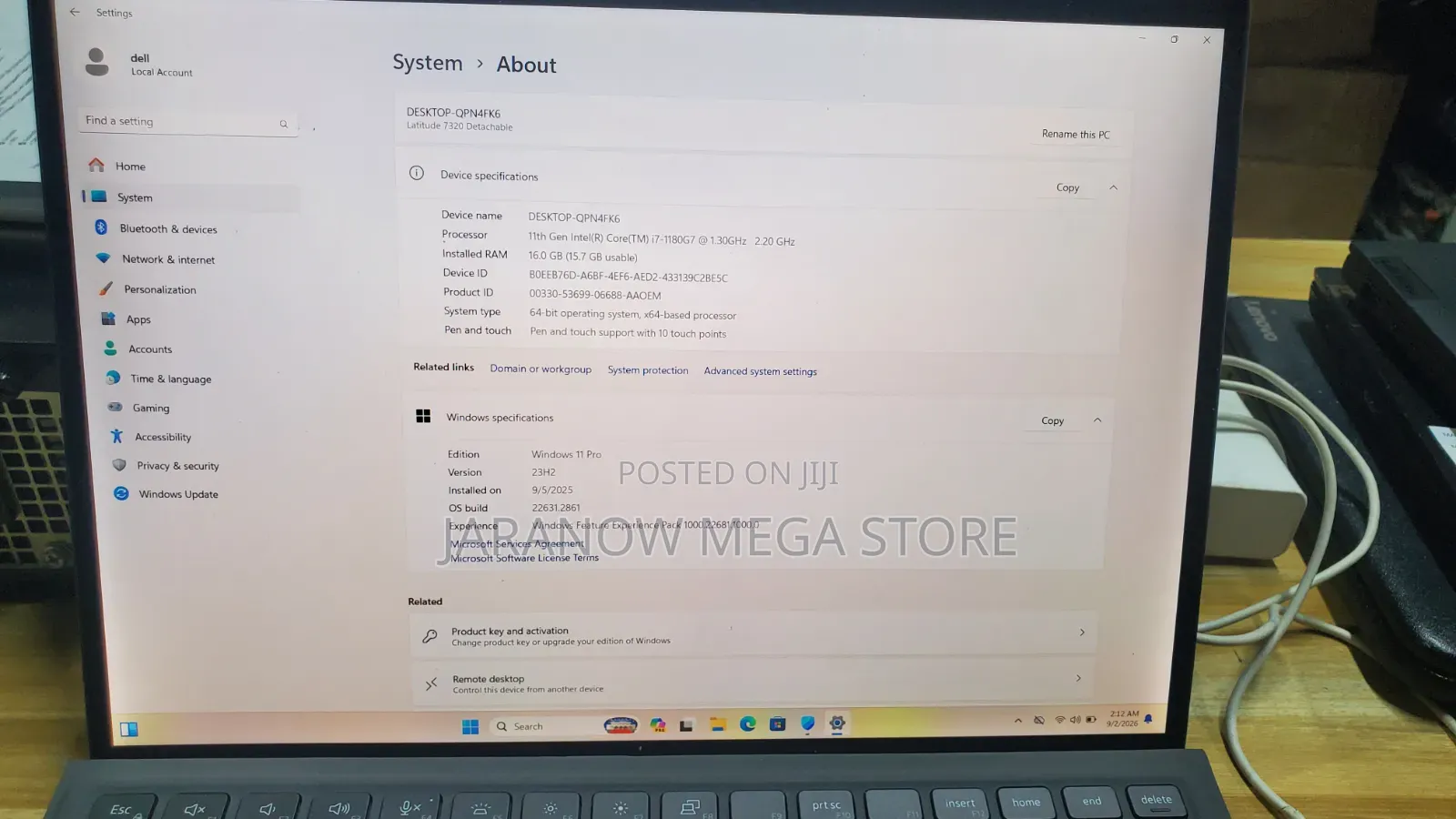 Laptop Dell Latitude 7320 Detachable 16GB Intel Core i7 SSD 512GB