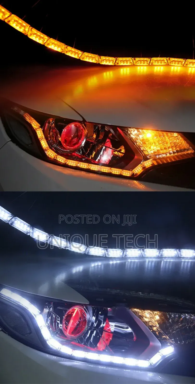 16 Crystal LED Sequential Daytime Running Lights, DRL