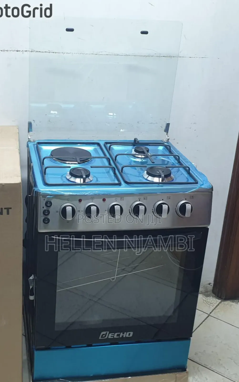 🔥🔥60*60 Decho 3+1 Standing Cooker With Electric Oven