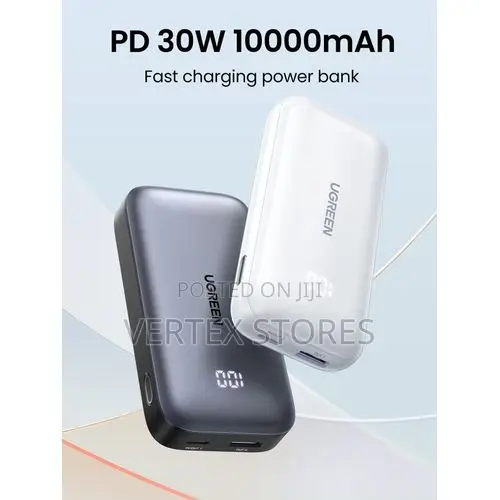 UGREEN PB502 10000mAh Two-Way Fast Charging Power Bank (30W)