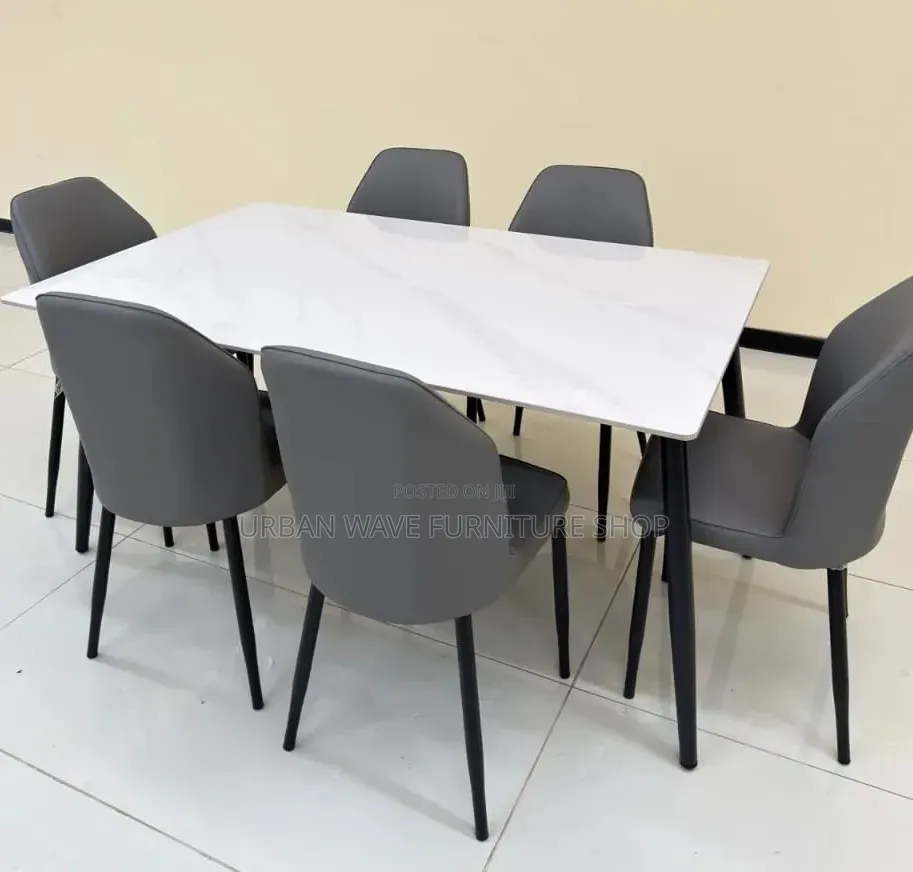 6seater Large Family Dining Table Set