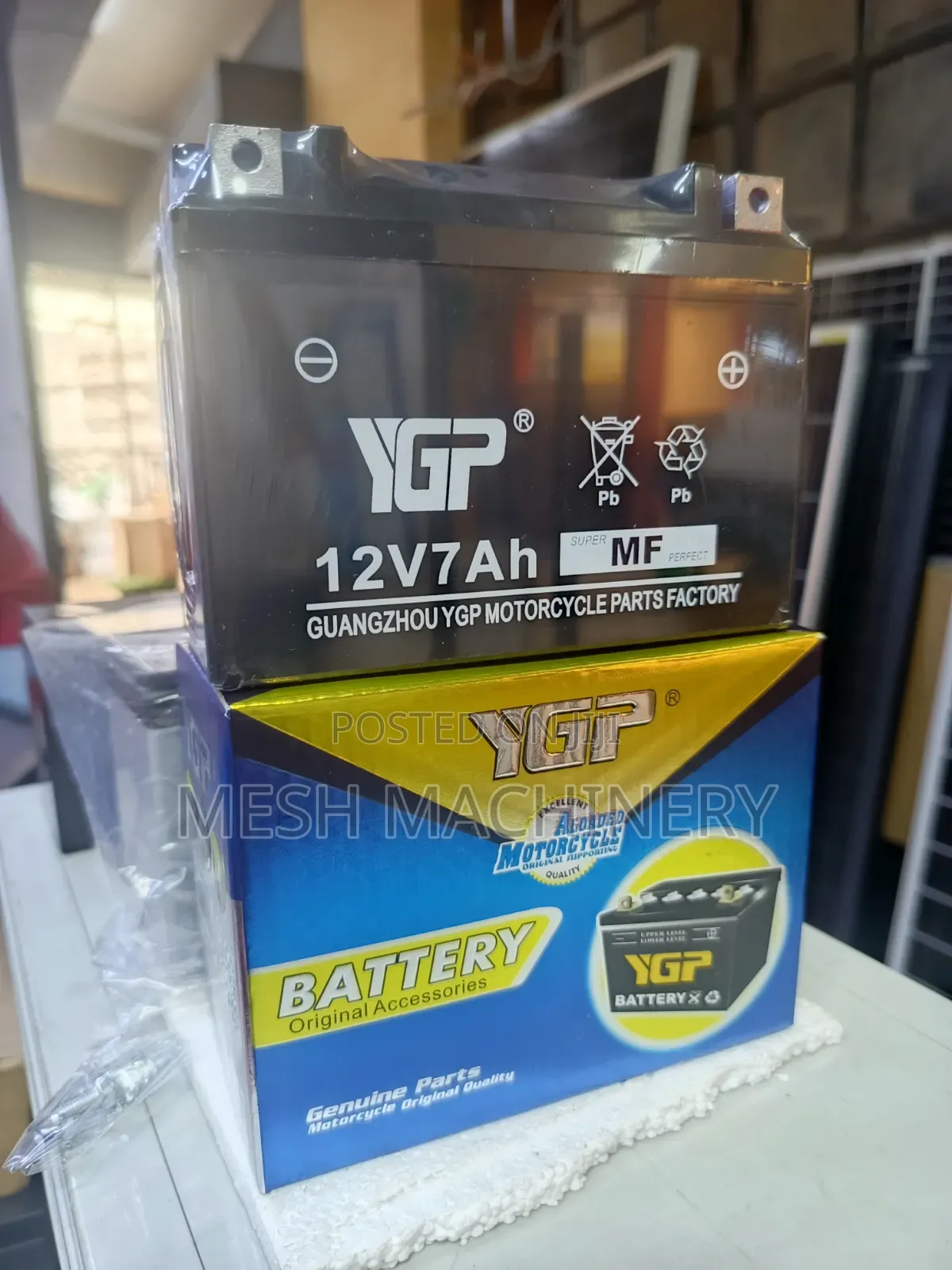Ygp 12v 7ah Motorcycle Battery
