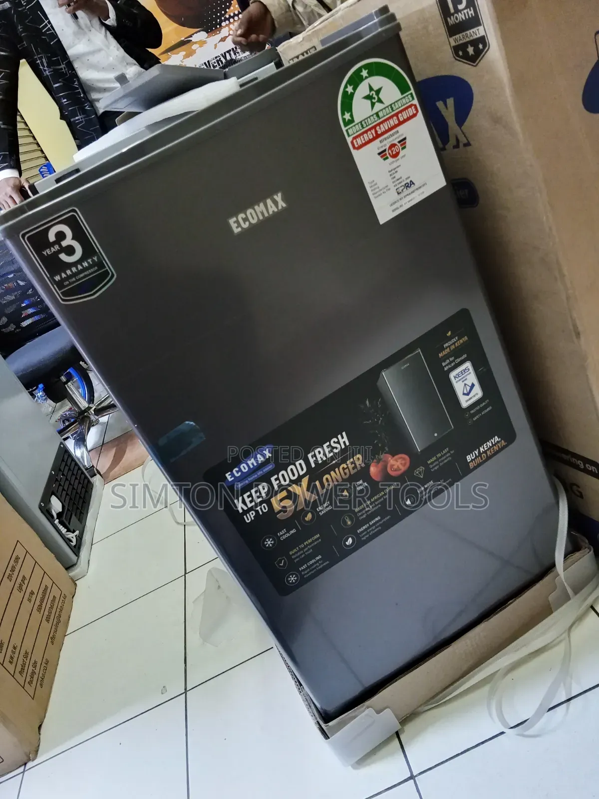 Ecomax BCD-90 90L Single Door Refrigerator,...
