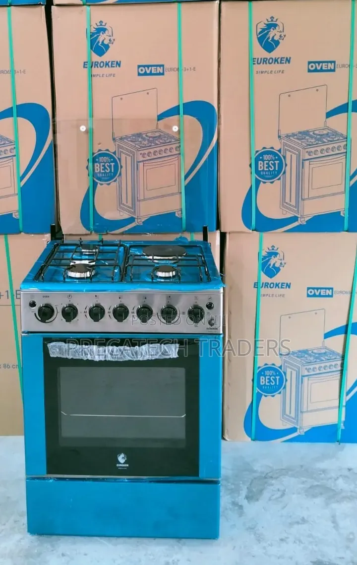 Euroken 60x65 3+1 Standing Cooker With Oven