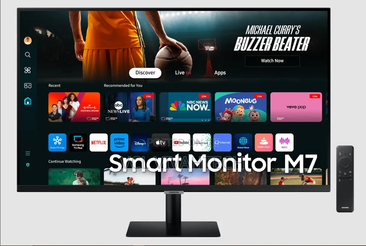 Samsuung 32" Smart Monitor M7 (M70d) 4k Uhd With Streaming TV,