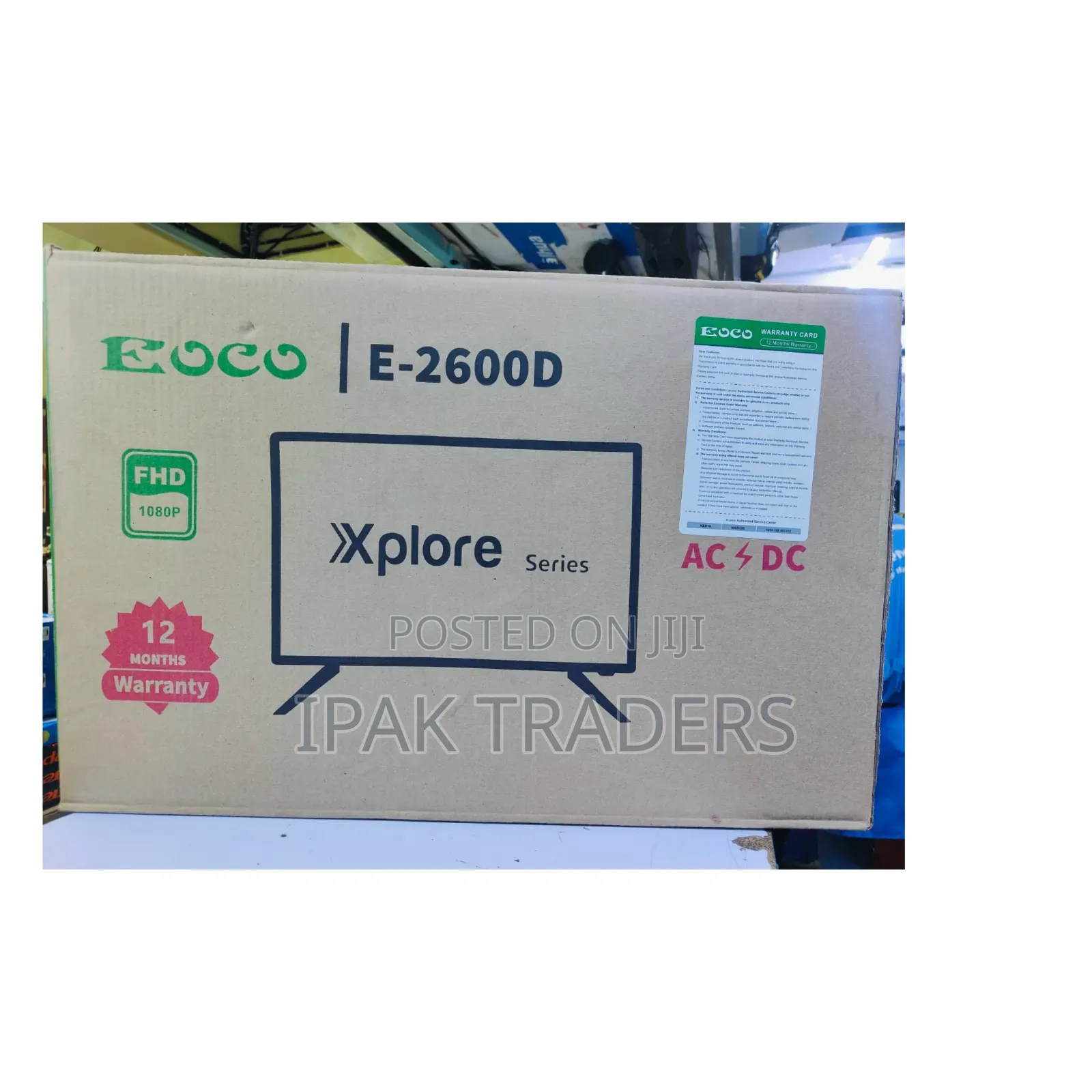 EOCO E-2600d 26-Inch Xplore Series AC/DC Television.