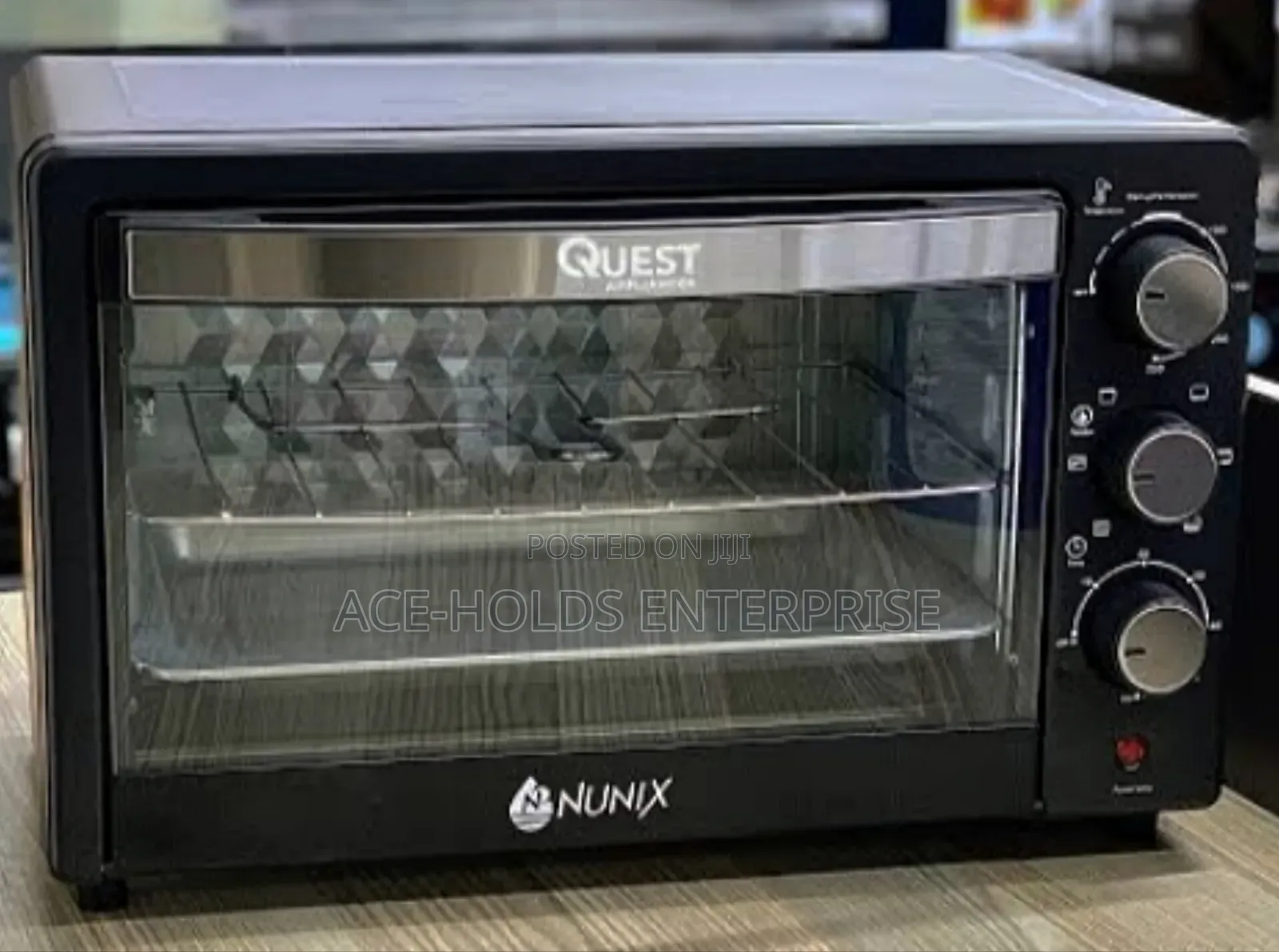Nunix 4 Knob Settings 20 Litres  Electric Rotisserie Oven