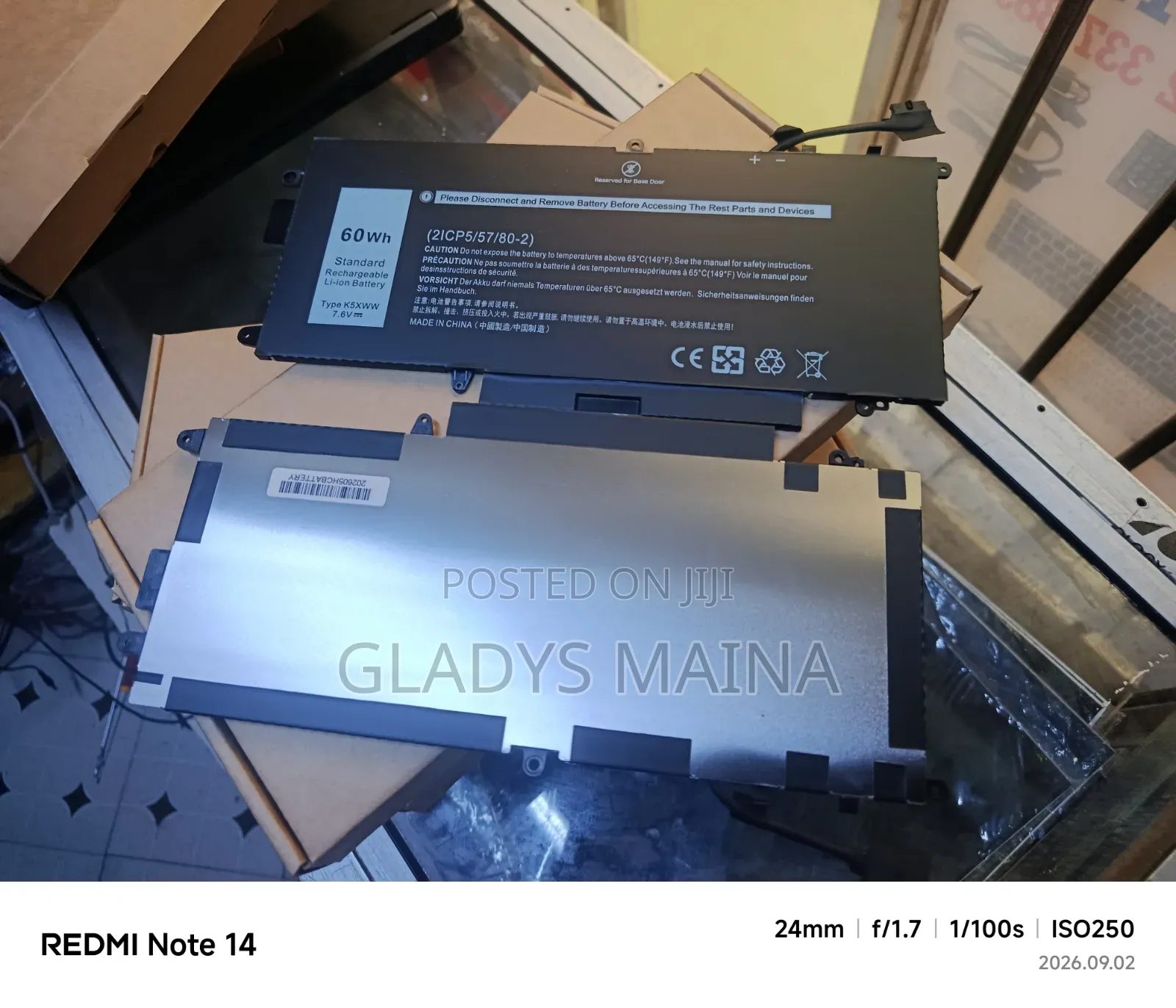 Laptop Battery K5XWW 5280/7389