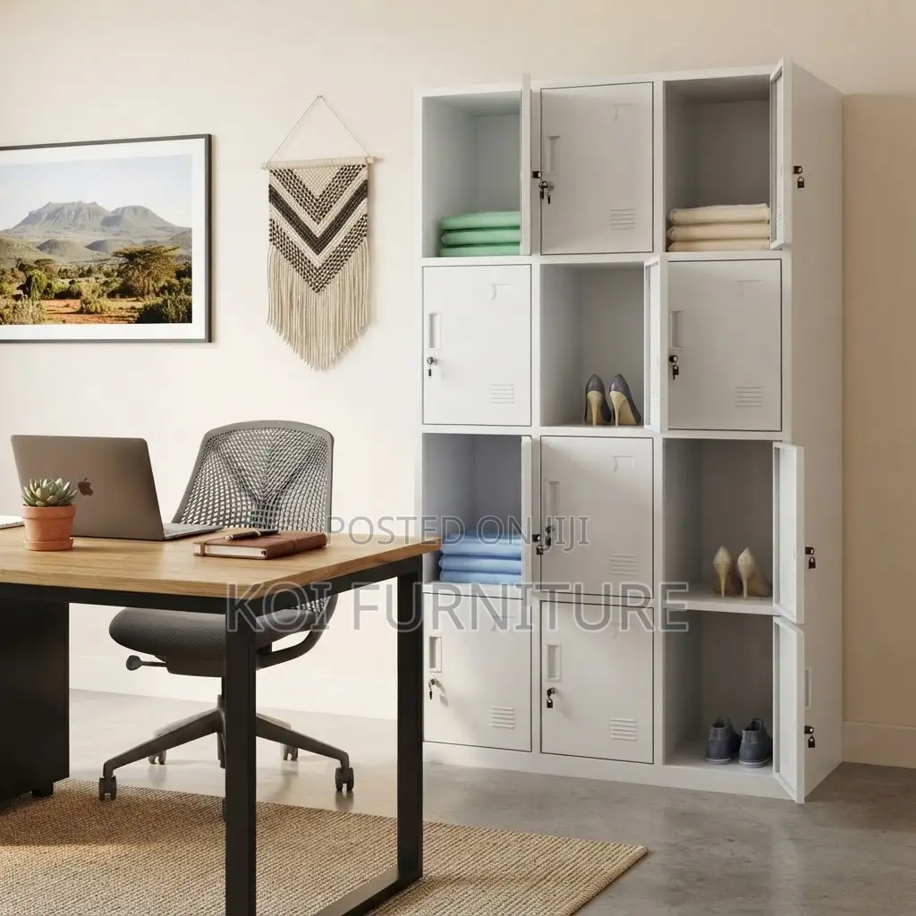 Office Cabinet; Fifteen Drawers Steel Storage Key Lockable Cabinets