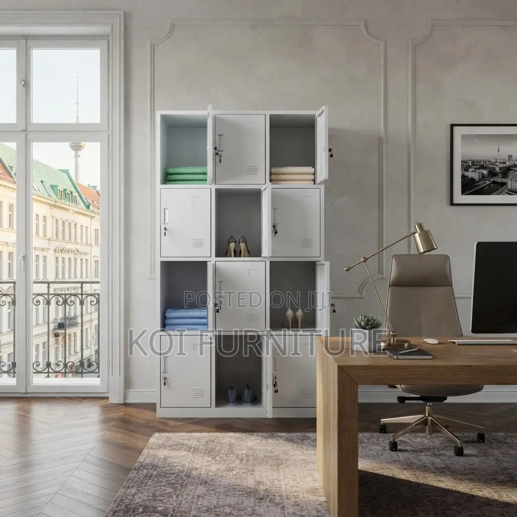 Office Cabinet; Fifteen Drawers Steel Storage Key Lockable Cabinets