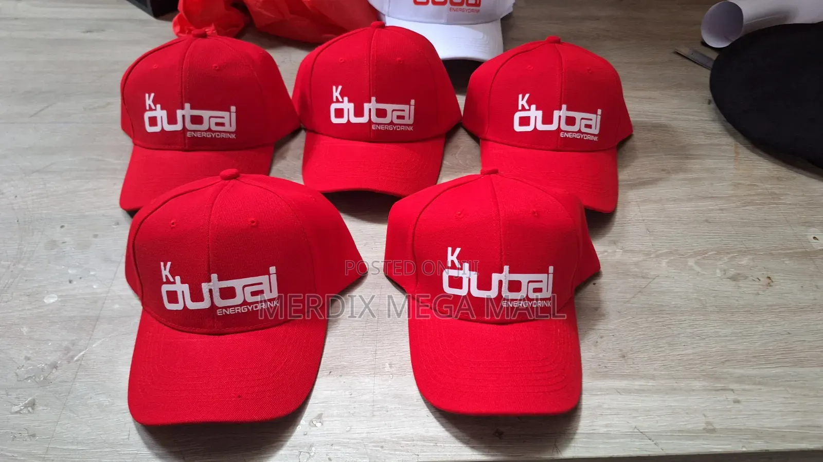 Red Customised Cap,cap,caps