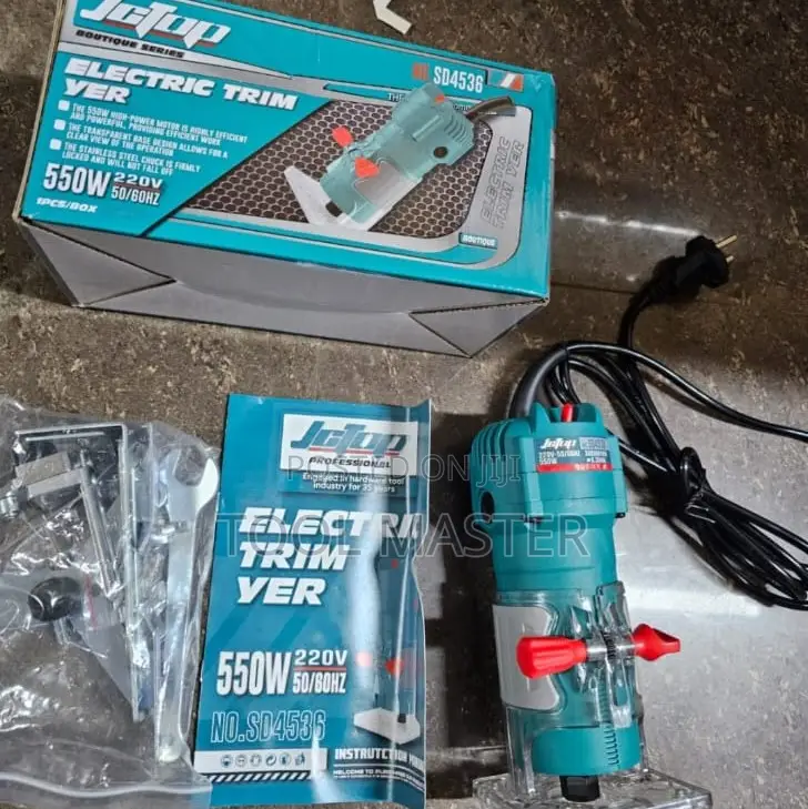 JCTOP 550W Palm Router/Adjustable Cutting Depth 550W Palm Router