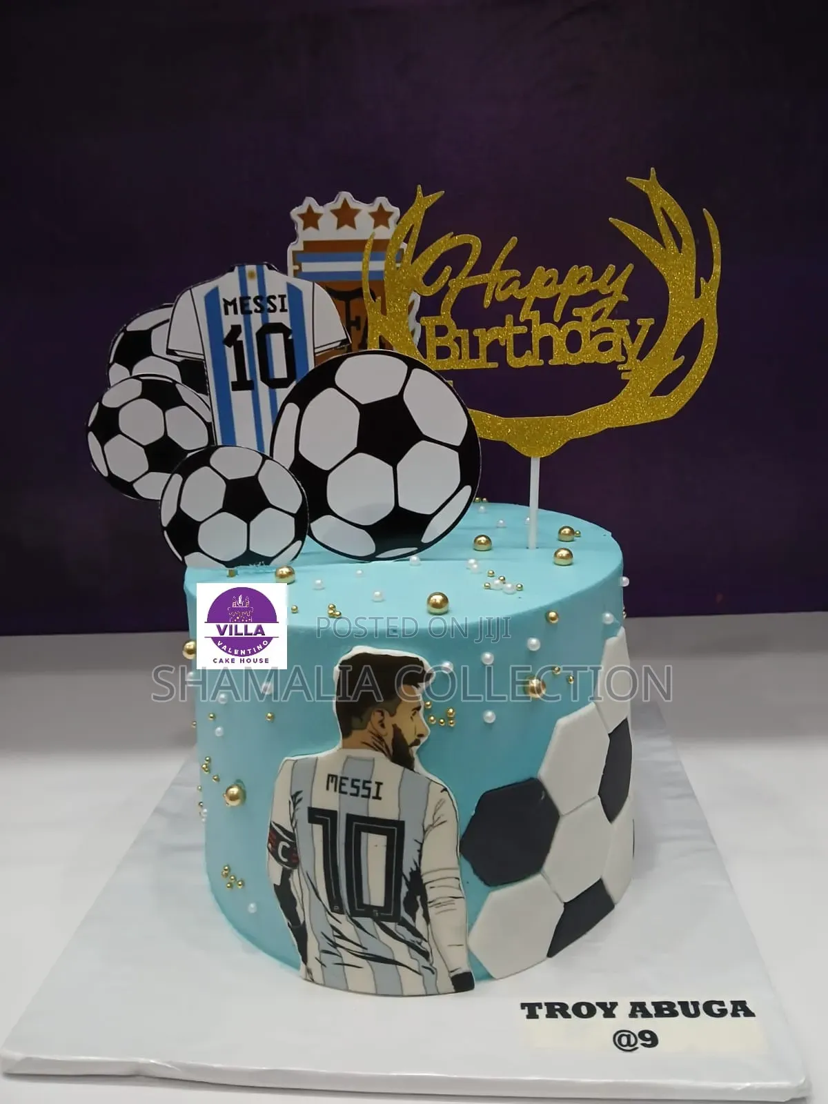 Cristiano Ronaldo & Messi Birthday Cakes – Villa Valentino