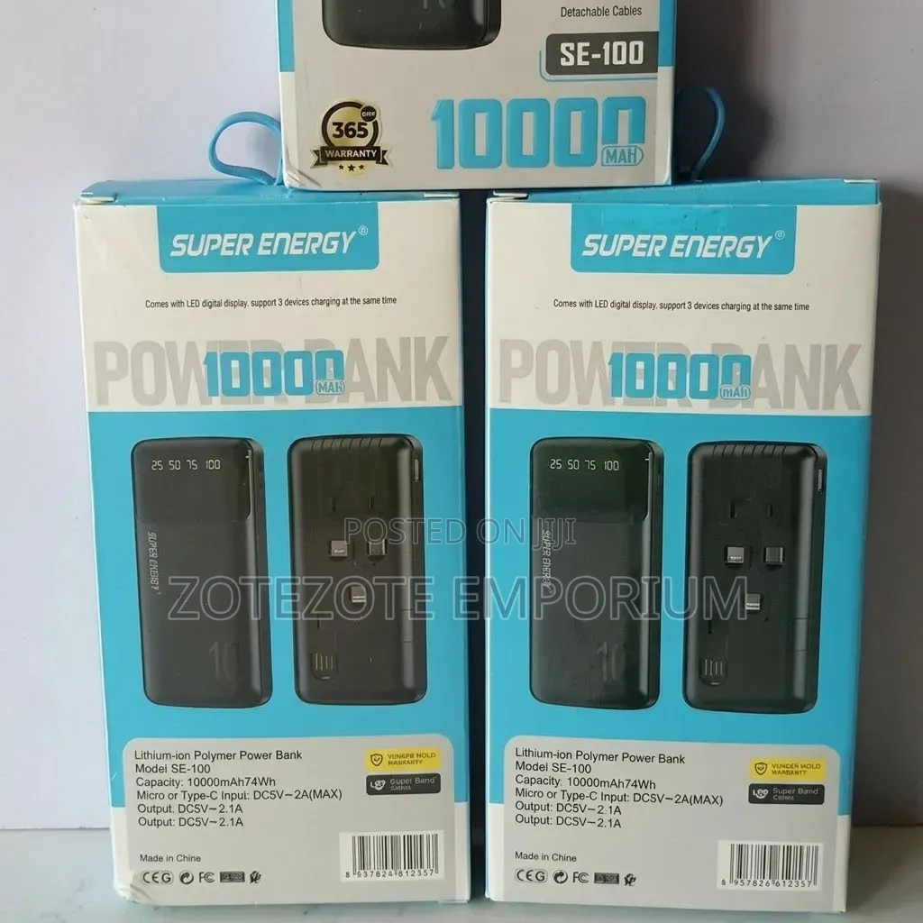 10000mah Super Energy Powerbank SE300