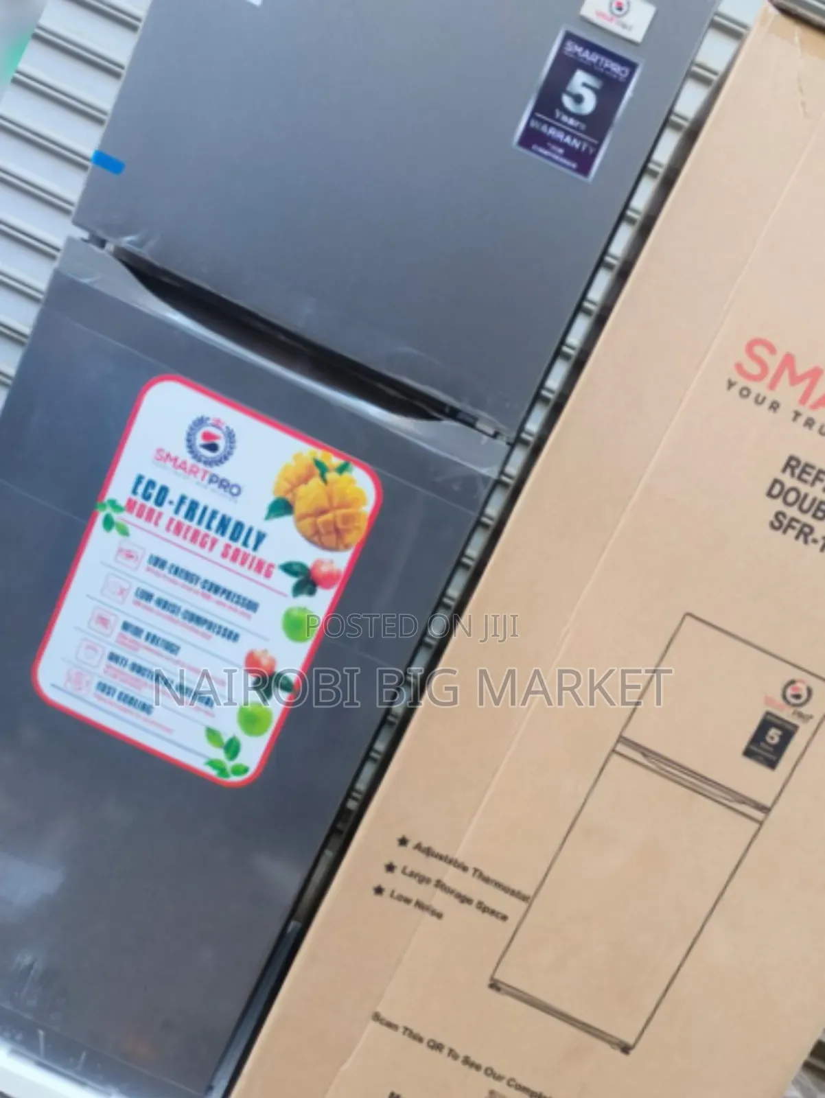 Smartpro 138l Double Door Fridge