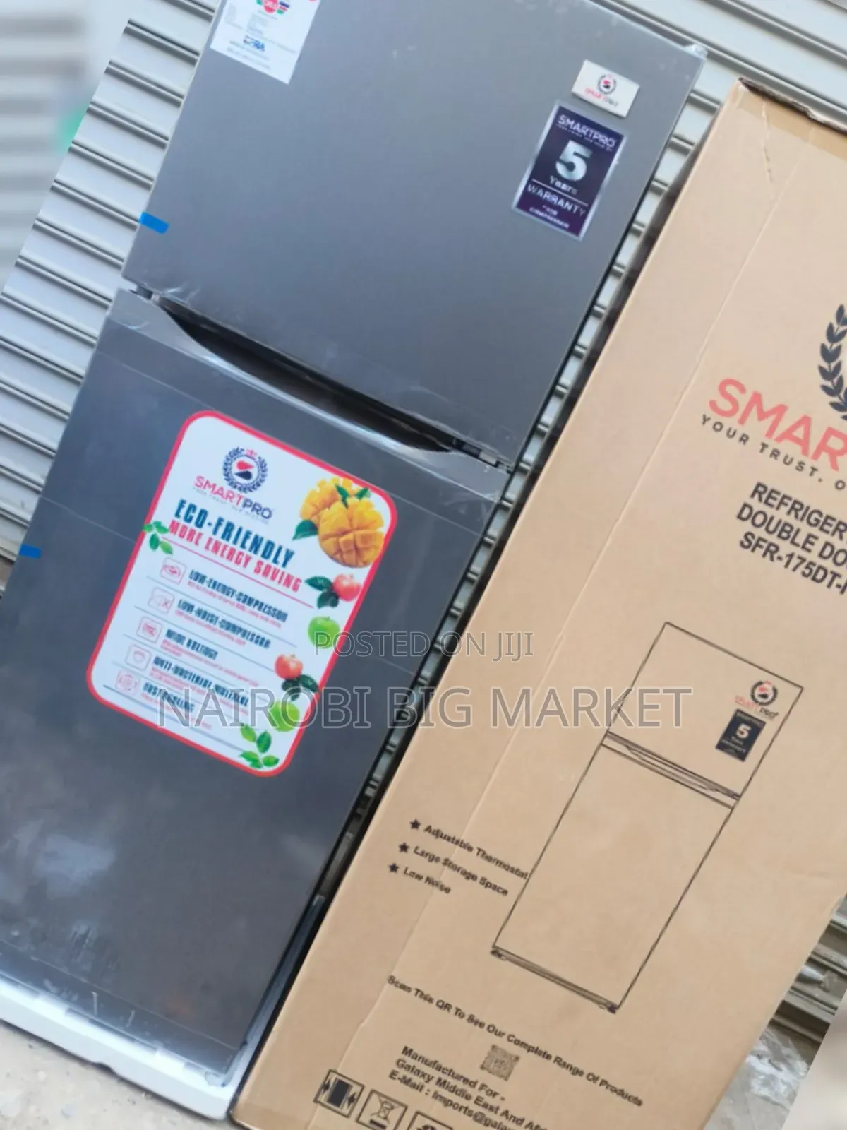 Smartpro 138l Double Door Fridge