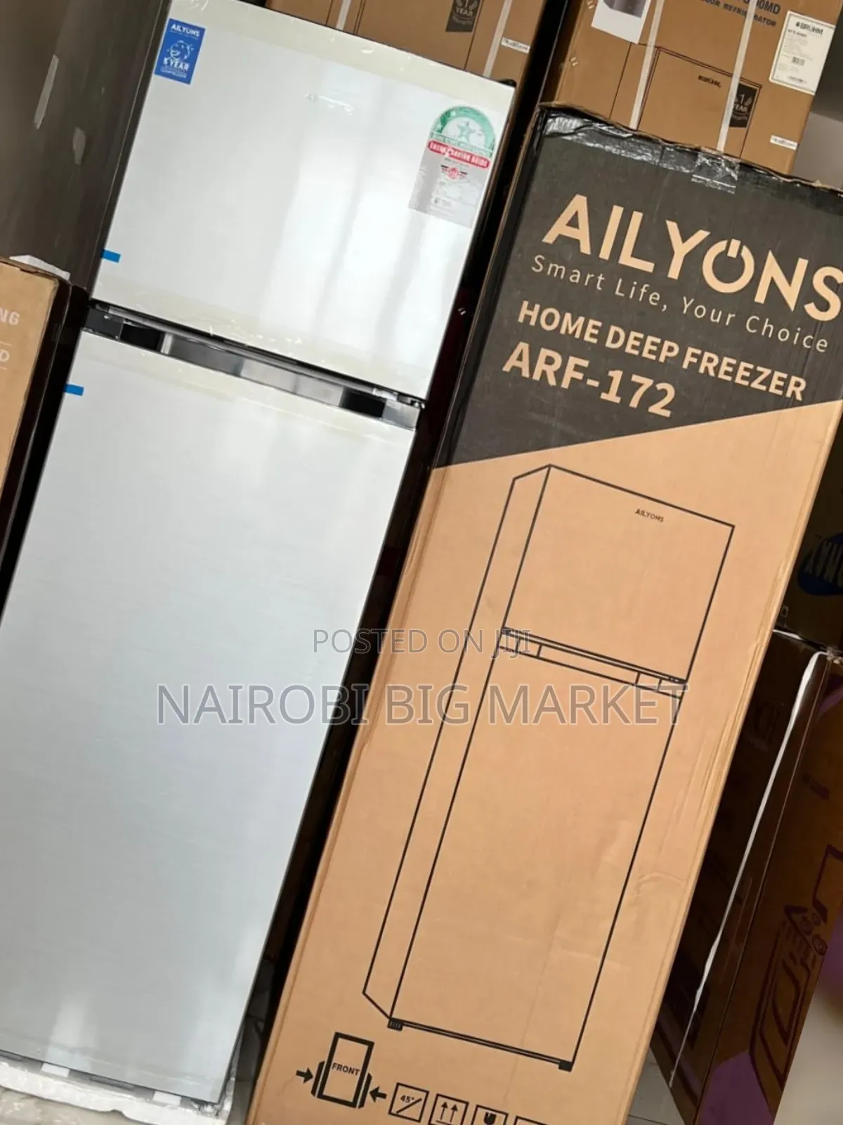 Ailyons 216l Double Door Fridge