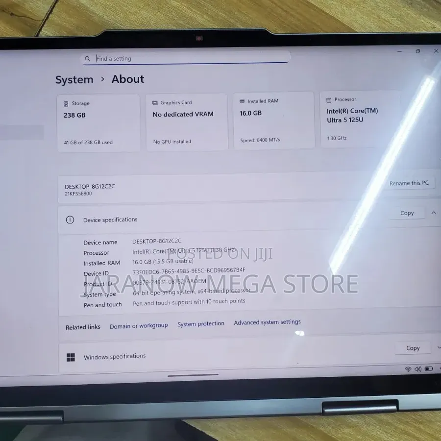 Laptop Lenovo ThinkPad X1 16GB Intel Core Ultra 5 SSD 256GB