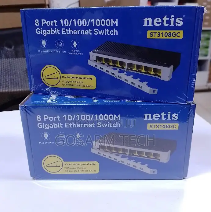 Netis ST3108GC 8-Port 1000Mbps Gigabit Switch Unmanaged Network Switch