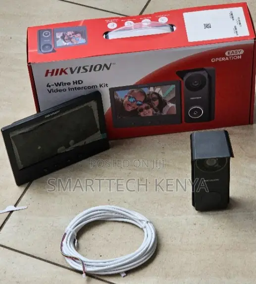Hikivision Door Bell 4 Wire Hd Video Intercom Kit