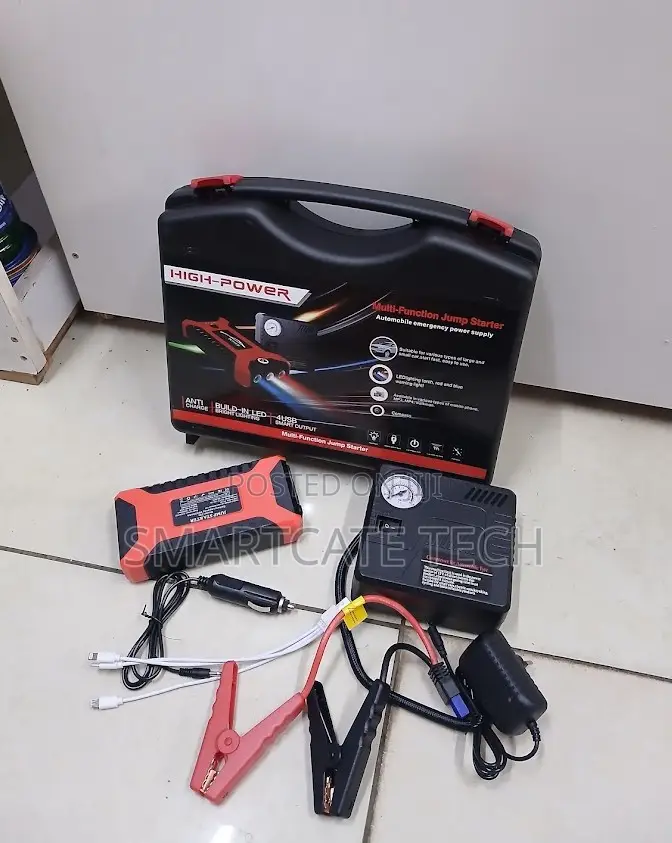 99800mAh Powerful Car Battery Booster & Tyre Inflator